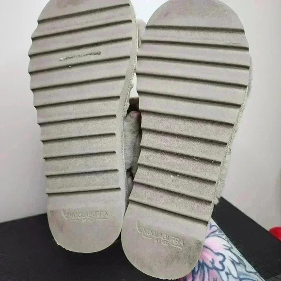Koolaburra UGG Buckle Slide Sandals Furr-ah Amphora Size 9 UGGS Slippers - Picture 6 of 6